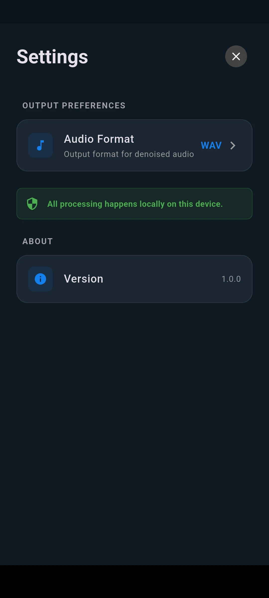 Background Noise Remover screenshot