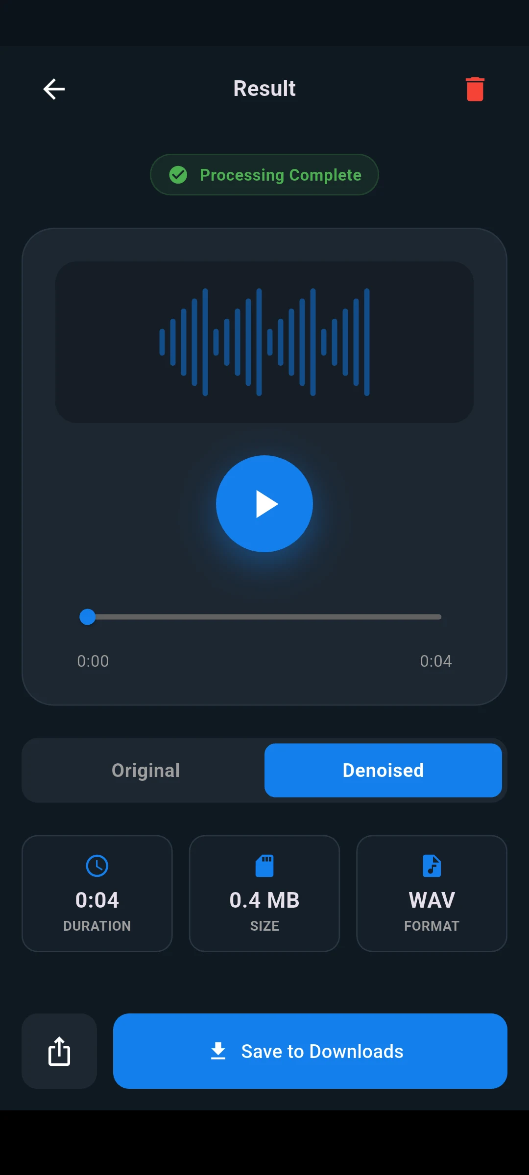 Background Noise Remover screenshot